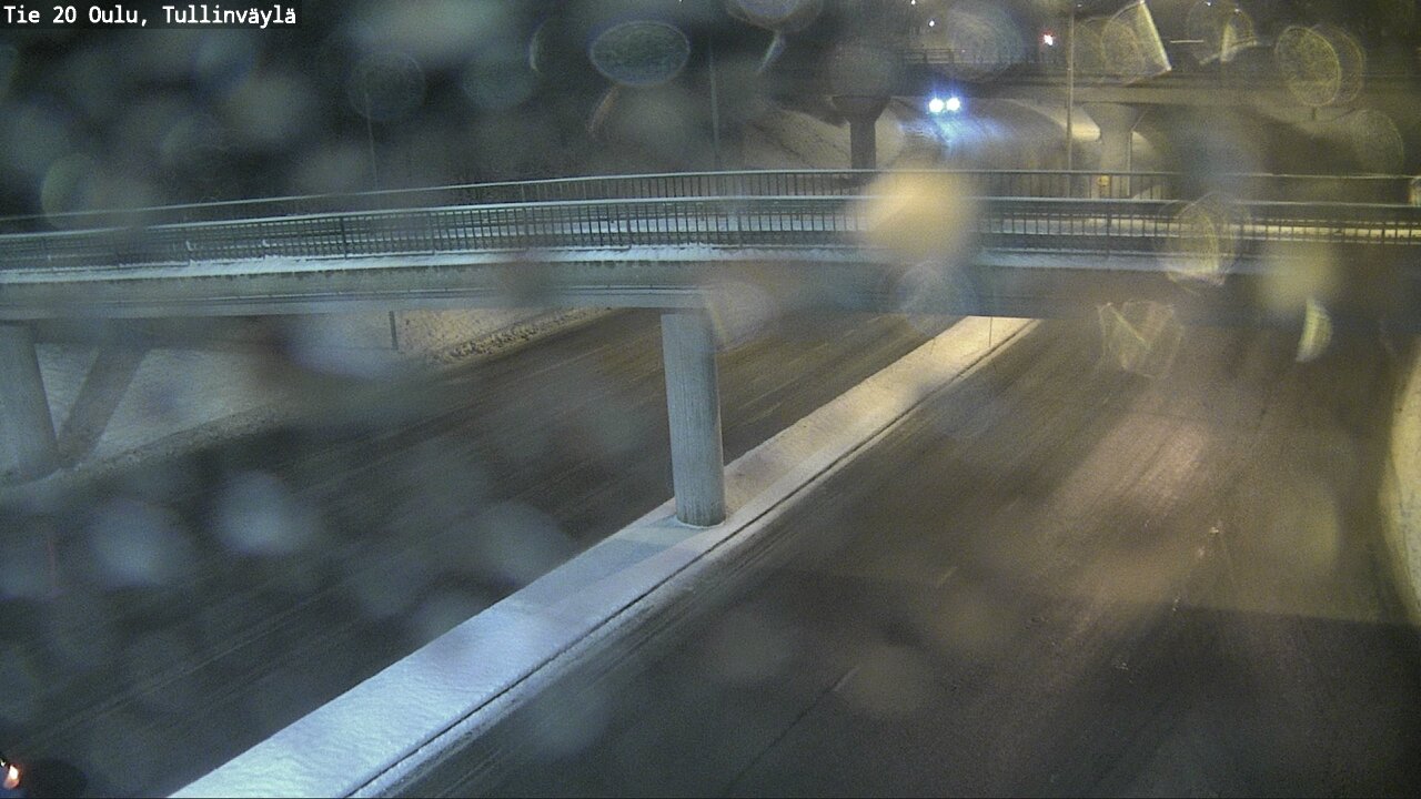 Weather Camera Image Väg 20 Uleåborg, Tullinväylä, Oulu, Pohjois-Pohjanmaa