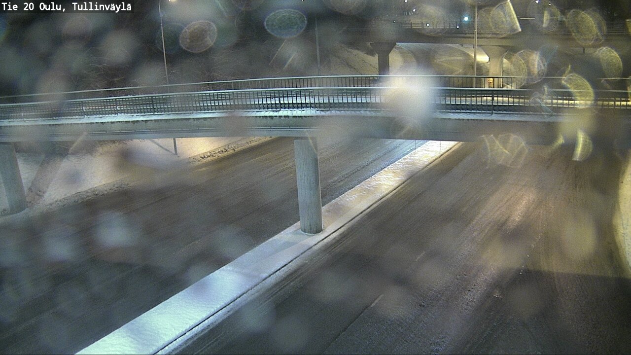 Weather Camera Image Väg 20 Uleåborg, Tullinväylä, Oulu, Pohjois-Pohjanmaa