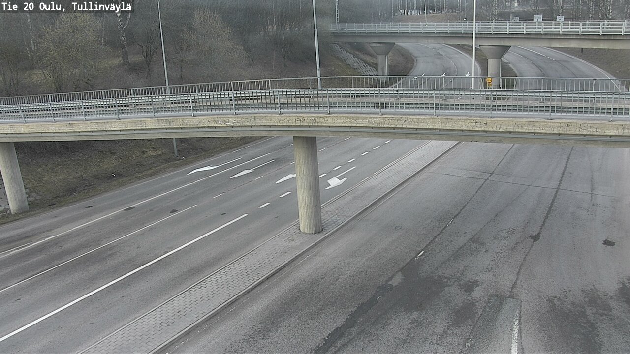Weather Camera Image Road 20 Oulu, Tullinväylä, Oulu, Pohjois-Pohjanmaa