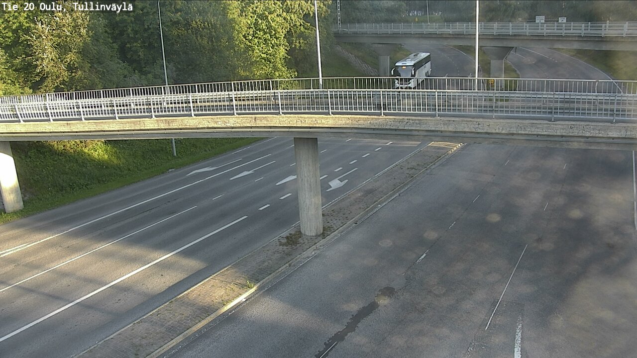 Weather Camera Image Road 20 Oulu, Tullinväylä, Oulu, Pohjois-Pohjanmaa