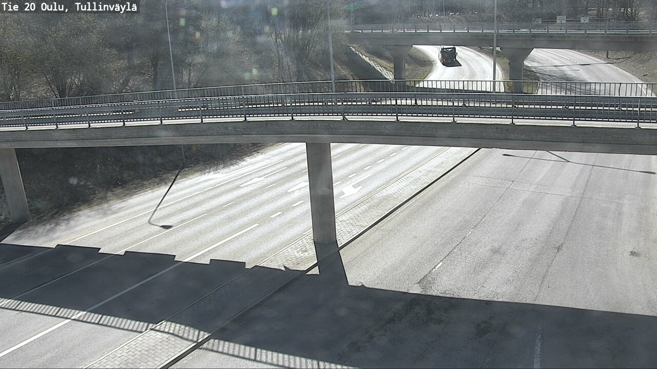 Weather Camera Image Road 20 Oulu, Tullinväylä, Oulu, Pohjois-Pohjanmaa