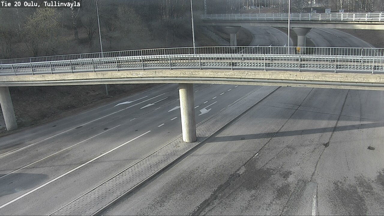 Weather Camera Image Road 20 Oulu, Tullinväylä, Oulu, Pohjois-Pohjanmaa