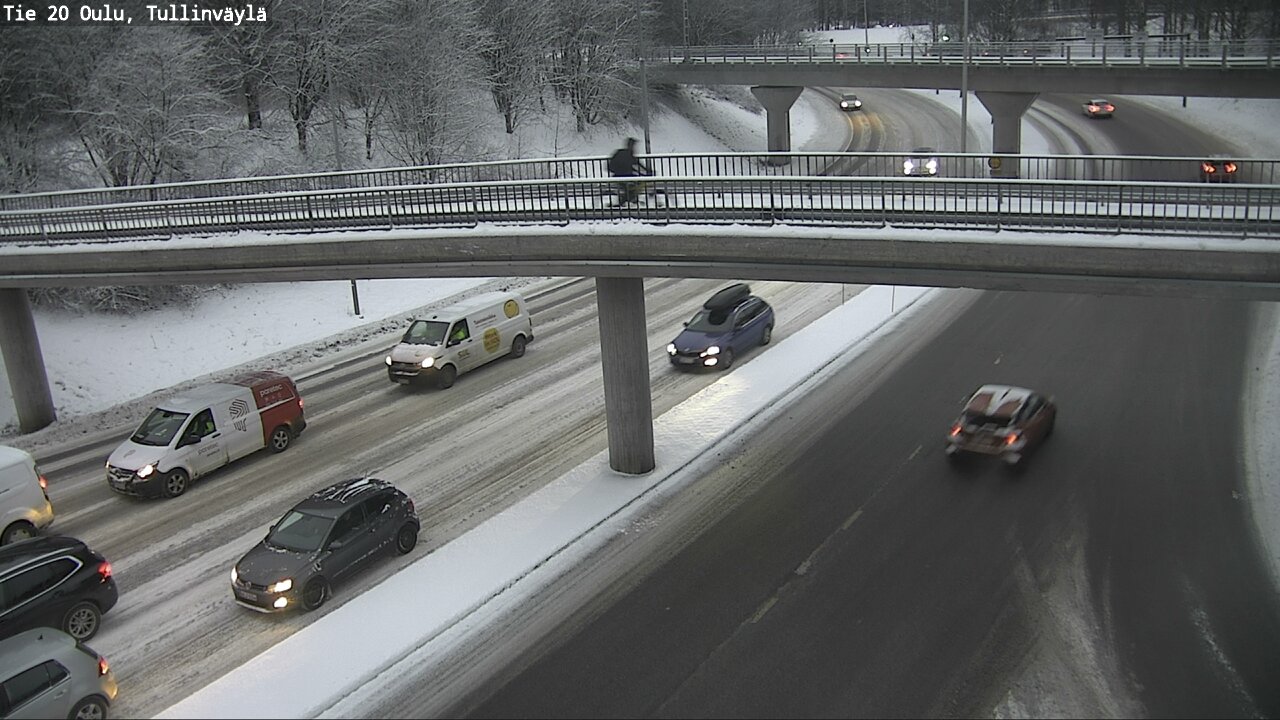 Weather Camera Image Väg 20 Uleåborg, Tullinväylä, Oulu, Pohjois-Pohjanmaa