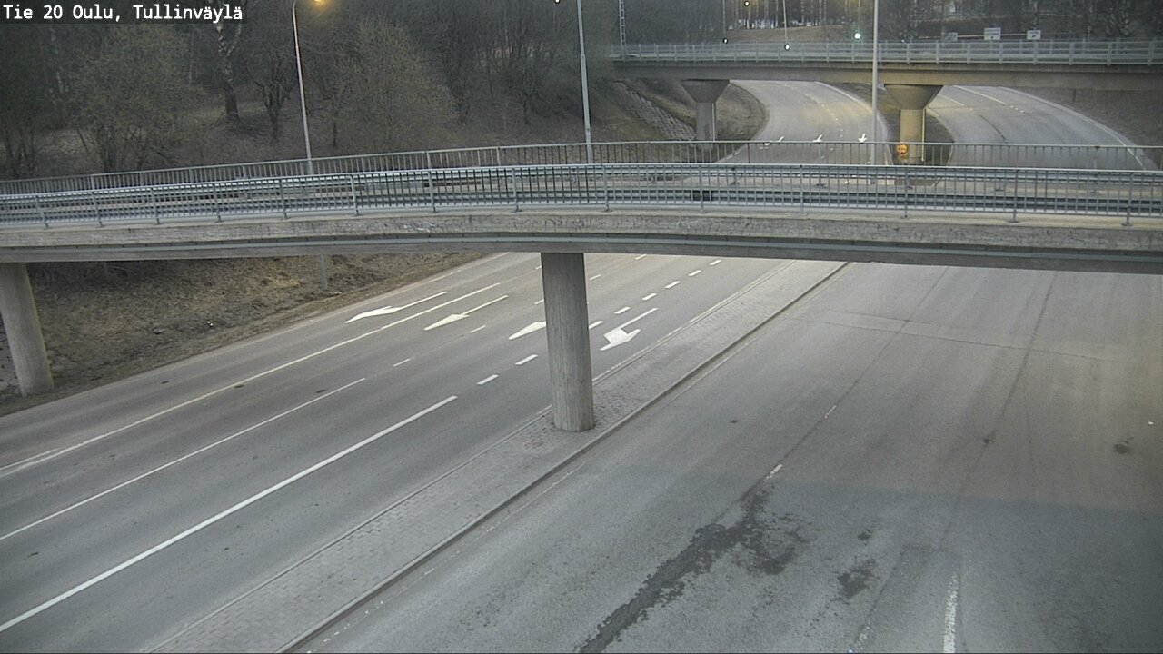 Weather Camera Image Väg 20 Uleåborg, Tullinväylä, Oulu, Pohjois-Pohjanmaa