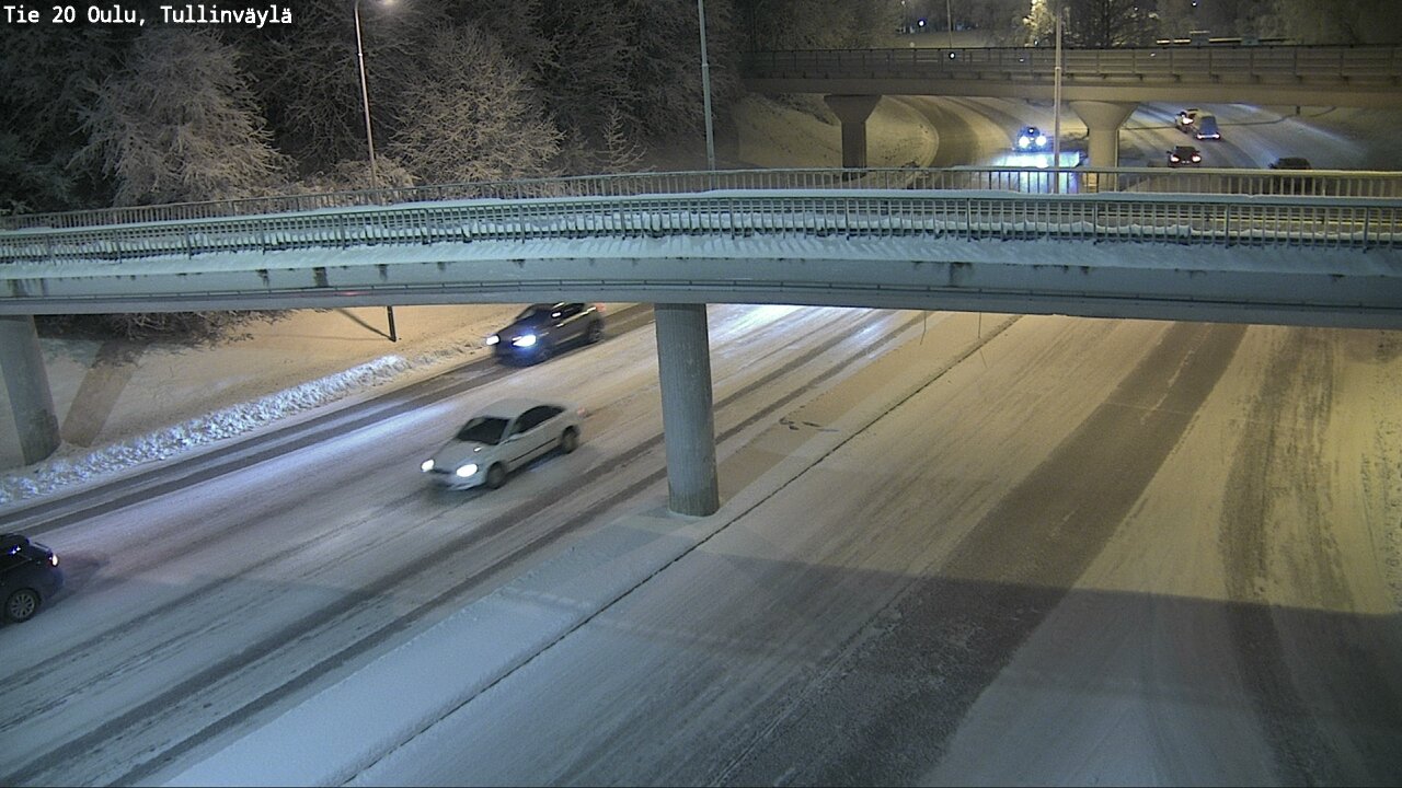 Weather Camera Image Väg 20 Uleåborg, Tullinväylä, Oulu, Pohjois-Pohjanmaa