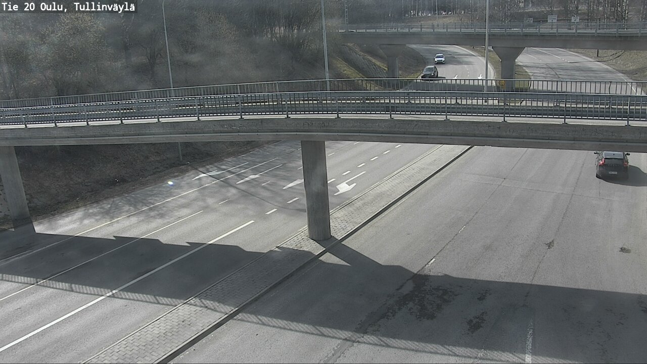 Weather Camera Image Road 20 Oulu, Tullinväylä, Oulu, Pohjois-Pohjanmaa