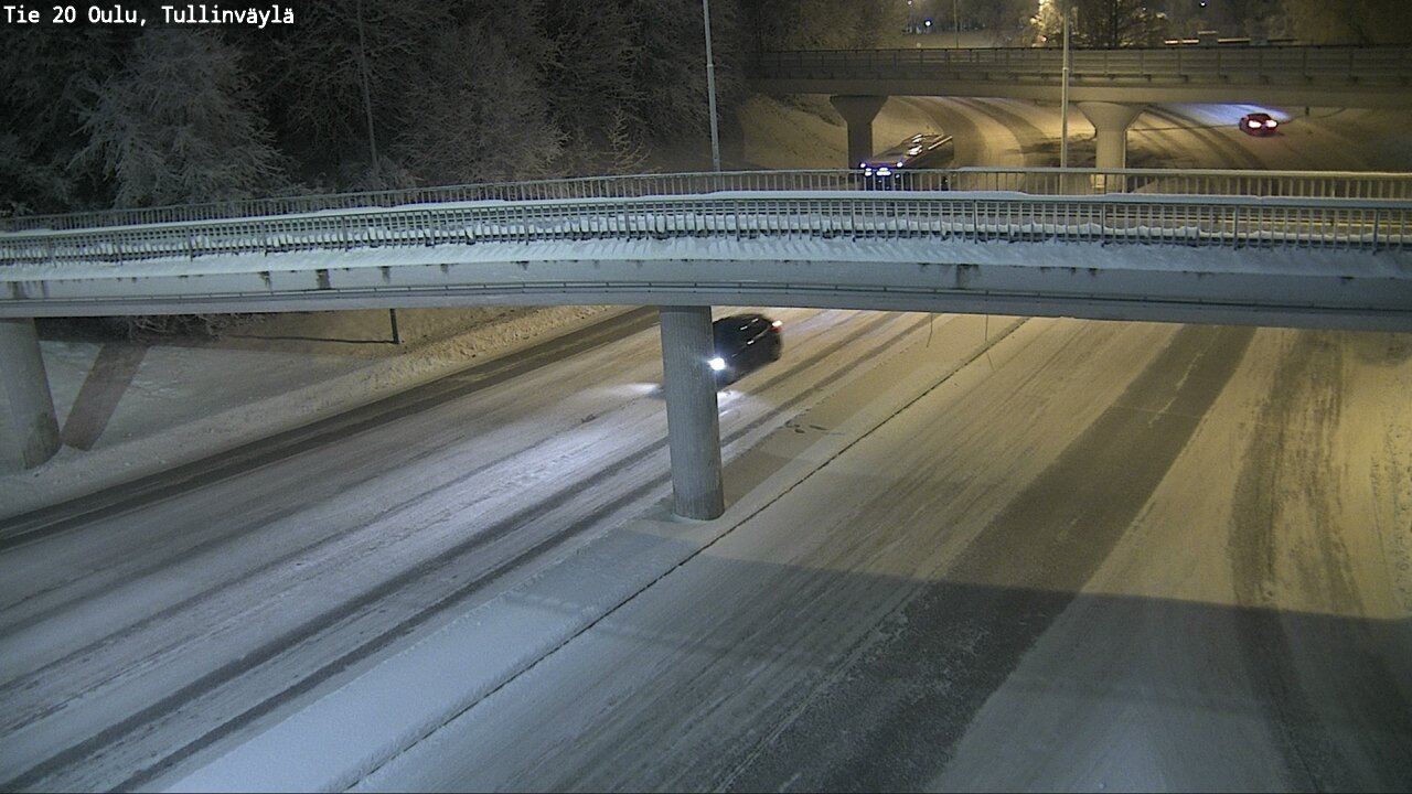 Weather Camera Image Väg 20 Uleåborg, Tullinväylä, Oulu, Pohjois-Pohjanmaa