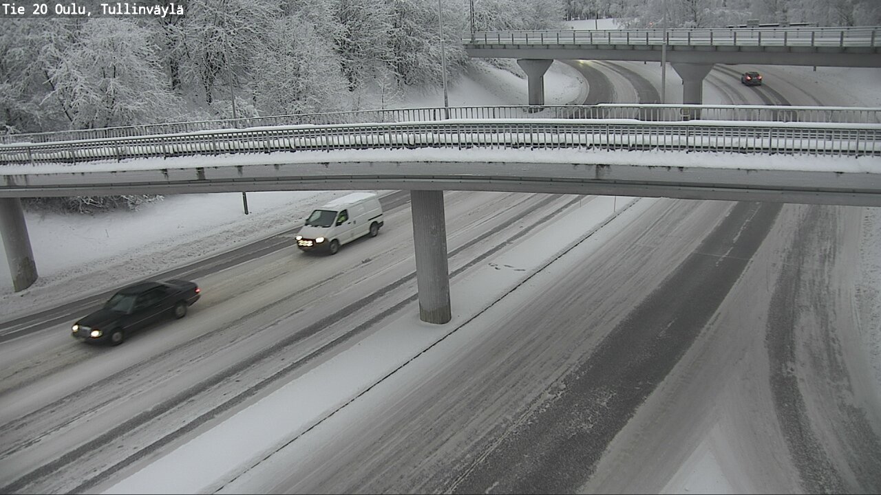 Weather Camera Image Väg 20 Uleåborg, Tullinväylä, Oulu, Pohjois-Pohjanmaa
