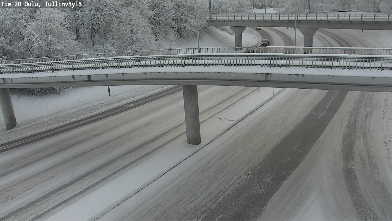 Weather Camera Image Road 20 Oulu, Tullinväylä, Oulu, Pohjois-Pohjanmaa