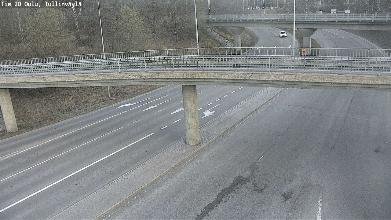 Weather Camera Image Road 20 Oulu, Tullinväylä, Oulu, Pohjois-Pohjanmaa