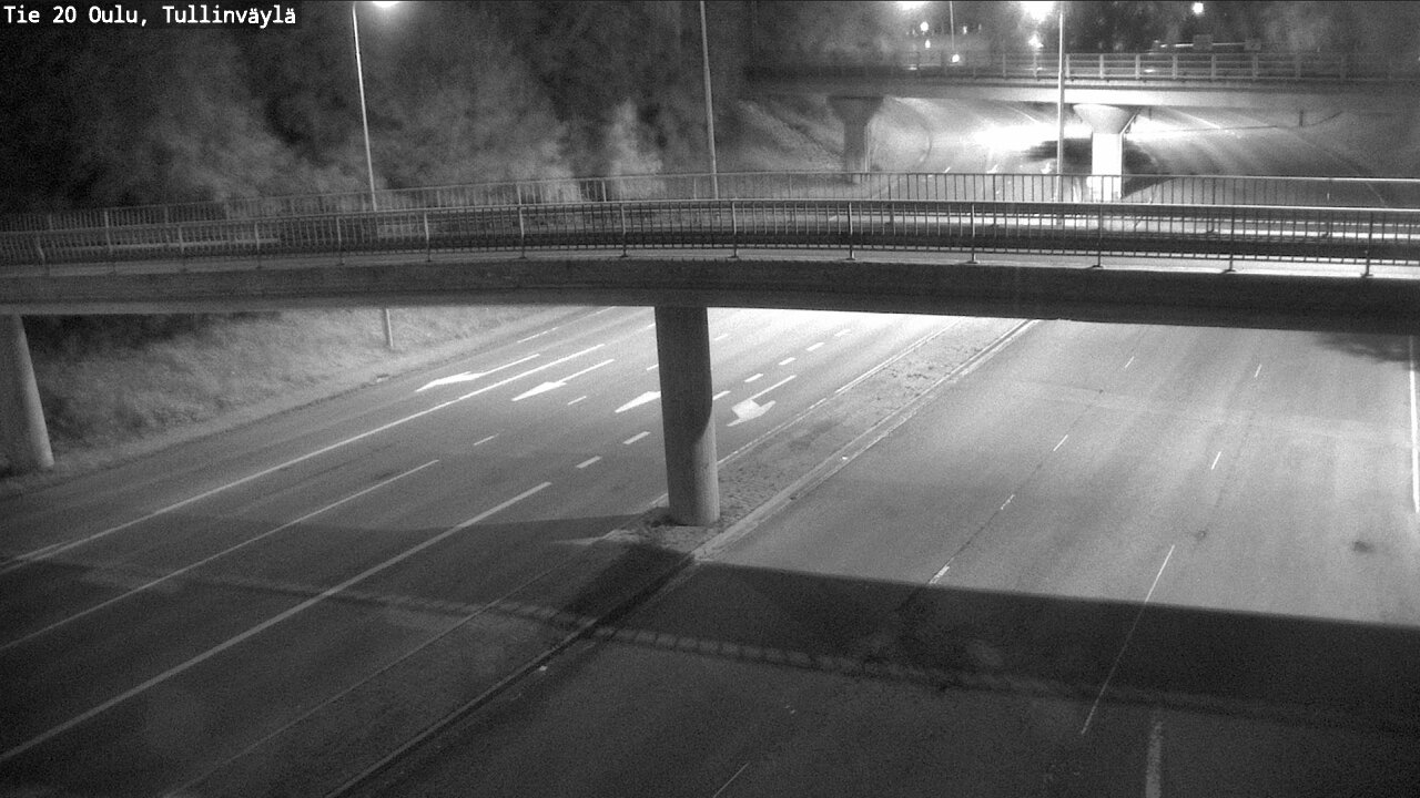 Weather Camera Image Road 20 Oulu, Tullinväylä, Oulu, Pohjois-Pohjanmaa