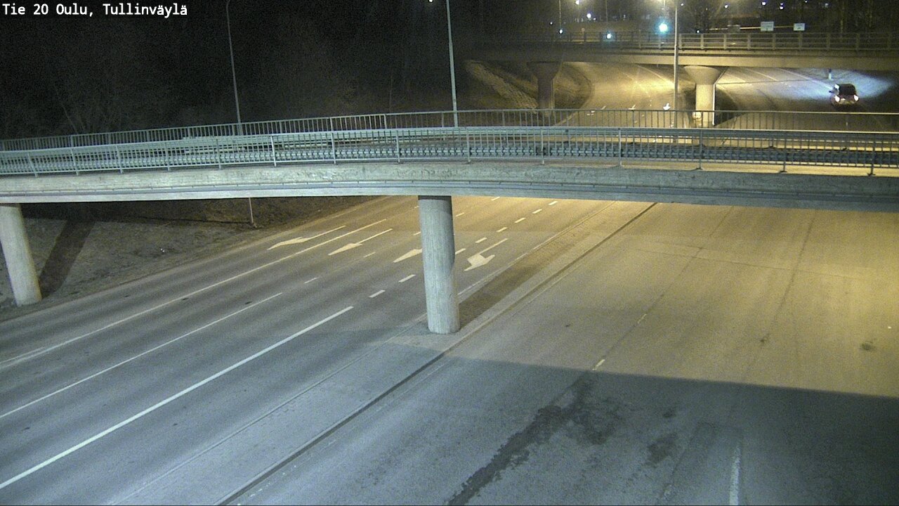 Weather Camera Image Väg 20 Uleåborg, Tullinväylä, Oulu, Pohjois-Pohjanmaa