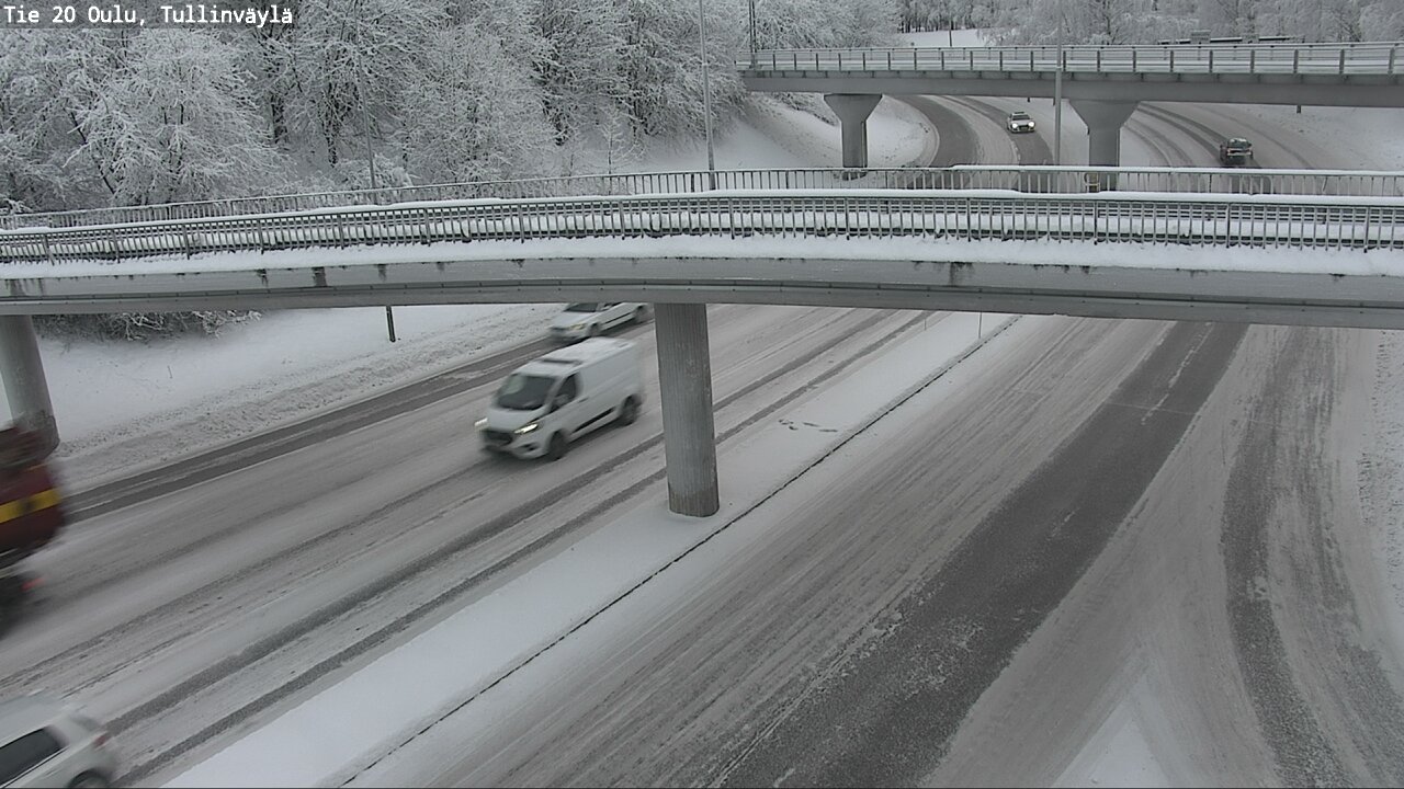 Weather Camera Image Väg 20 Uleåborg, Tullinväylä, Oulu, Pohjois-Pohjanmaa