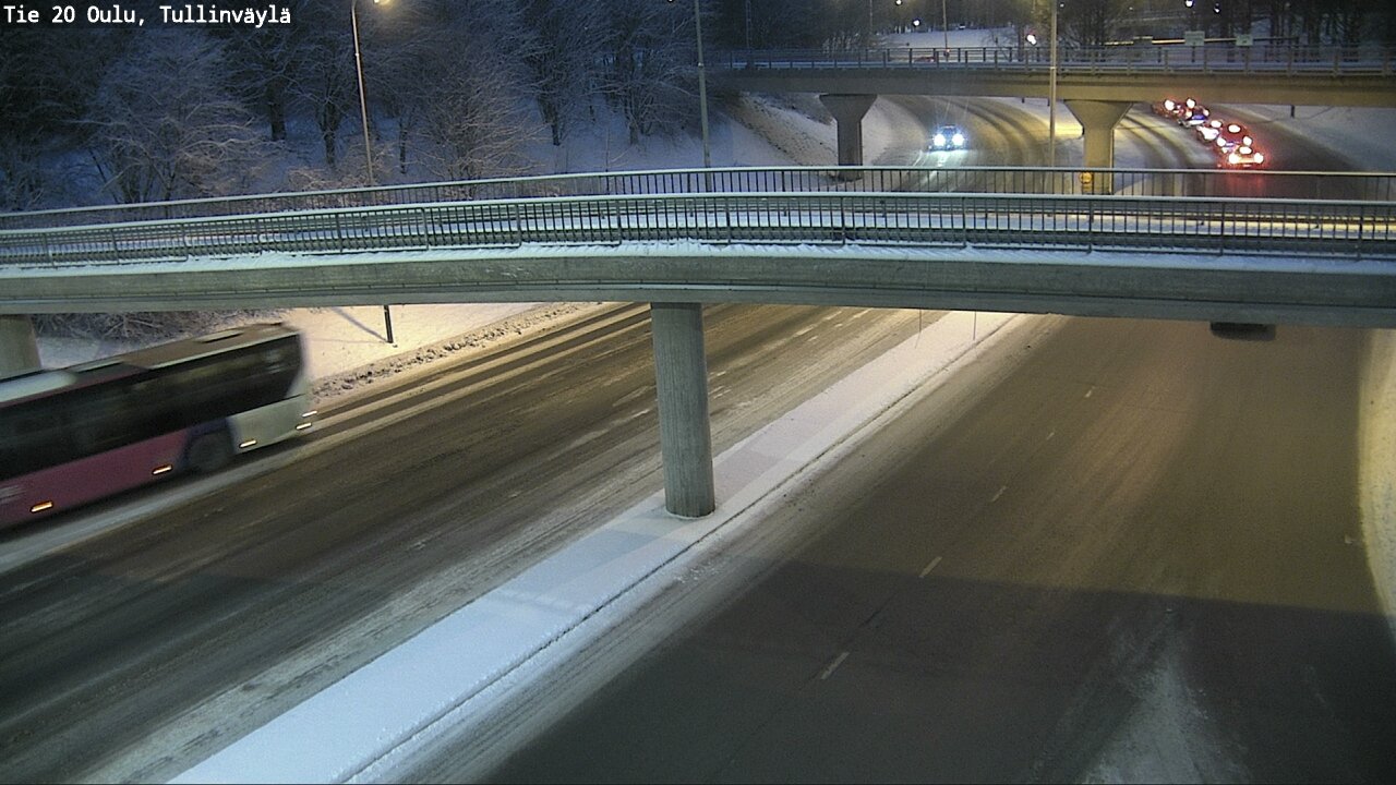 Weather Camera Image Väg 20 Uleåborg, Tullinväylä, Oulu, Pohjois-Pohjanmaa