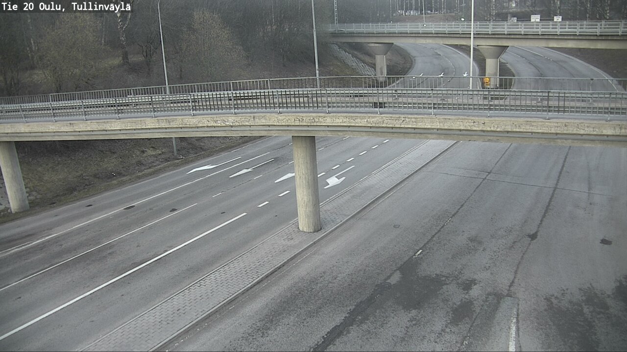 Weather Camera Image Road 20 Oulu, Tullinväylä, Oulu, Pohjois-Pohjanmaa