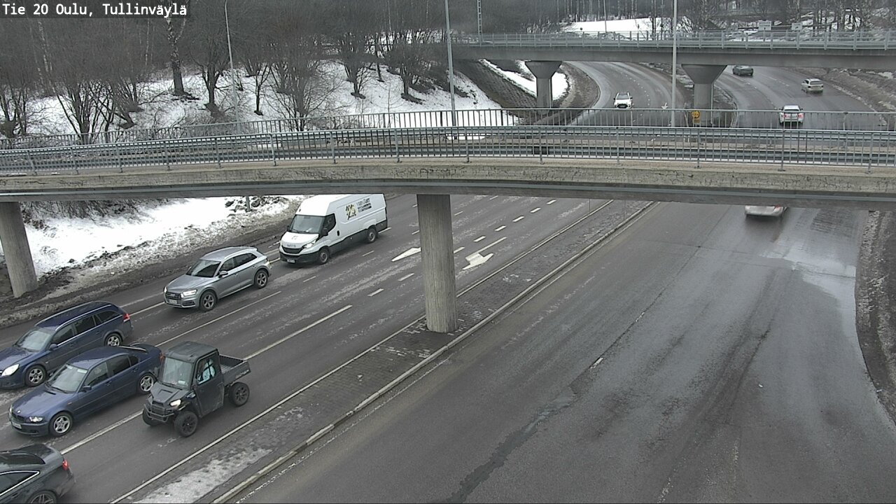 Weather Camera Image Väg 20 Uleåborg, Tullinväylä, Oulu, Pohjois-Pohjanmaa