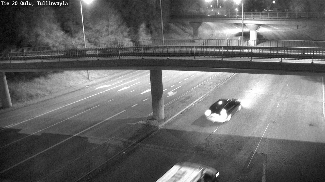 Weather Camera Image Road 20 Oulu, Tullinväylä, Oulu, Pohjois-Pohjanmaa