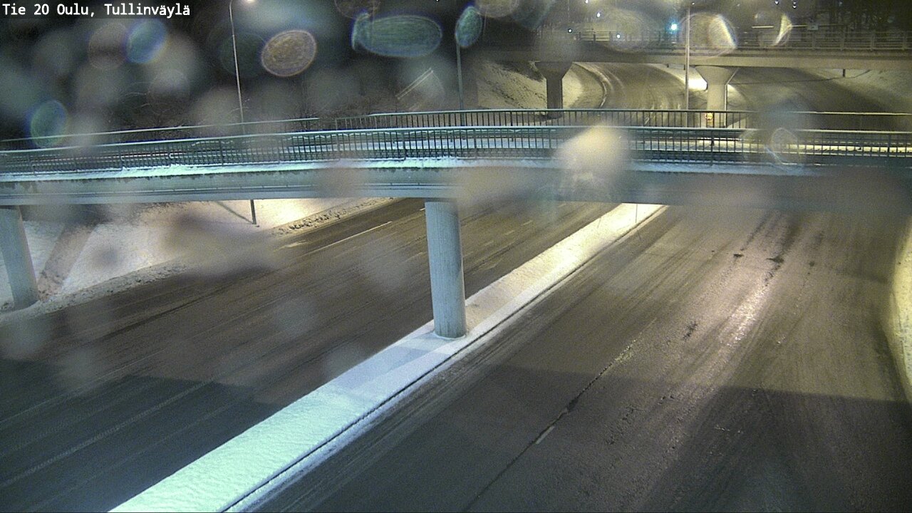 Weather Camera Image Väg 20 Uleåborg, Tullinväylä, Oulu, Pohjois-Pohjanmaa