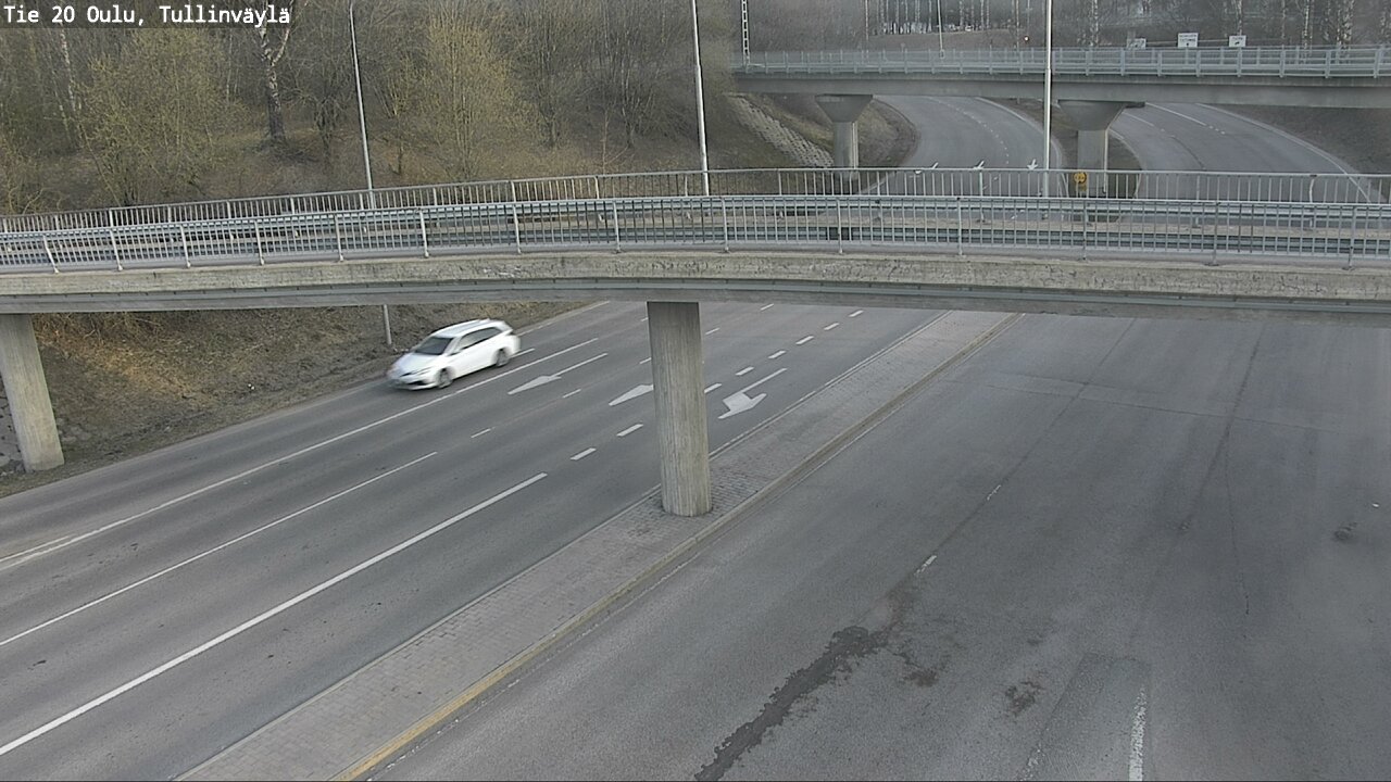 Weather Camera Image Road 20 Oulu, Tullinväylä, Oulu, Pohjois-Pohjanmaa