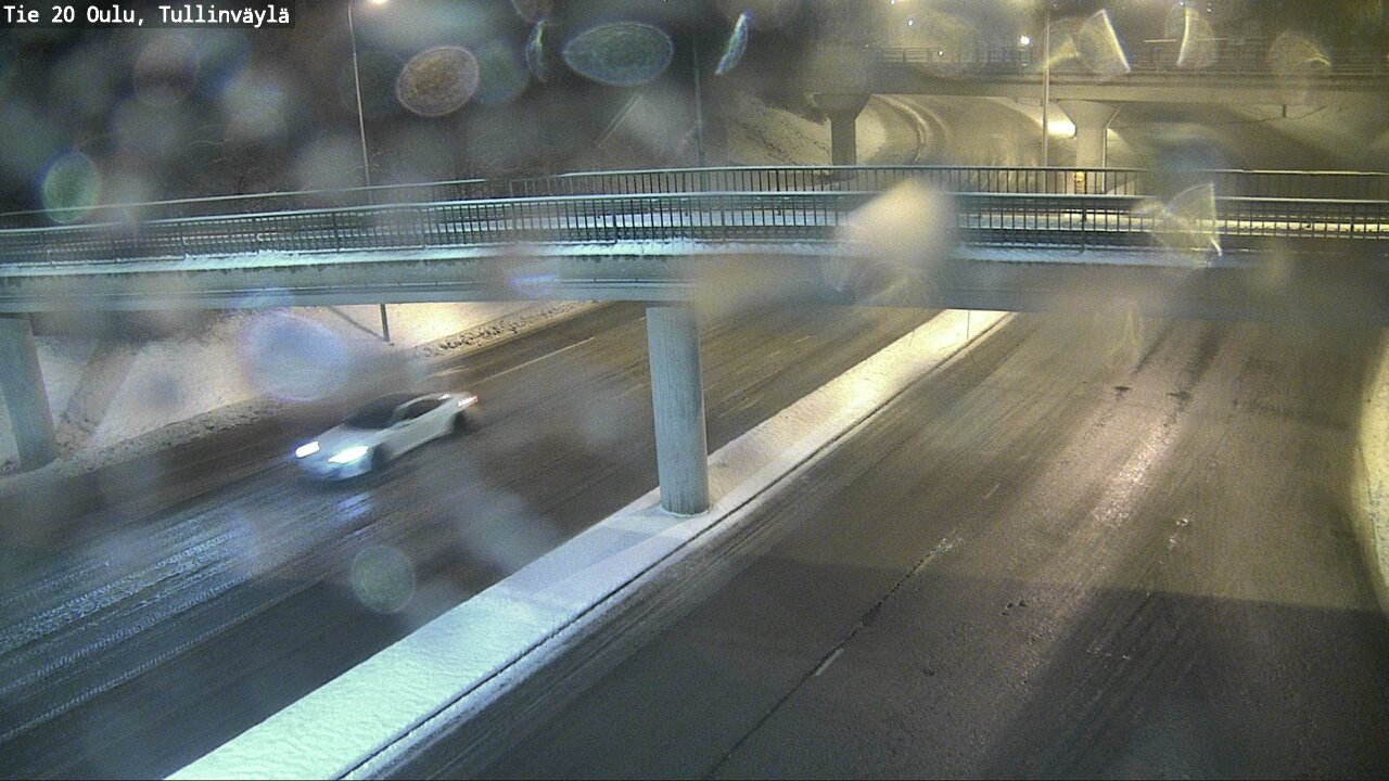 Weather Camera Image Väg 20 Uleåborg, Tullinväylä, Oulu, Pohjois-Pohjanmaa