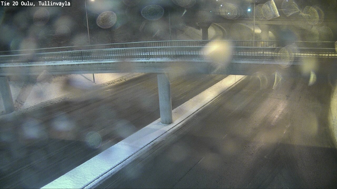 Weather Camera Image Väg 20 Uleåborg, Tullinväylä, Oulu, Pohjois-Pohjanmaa