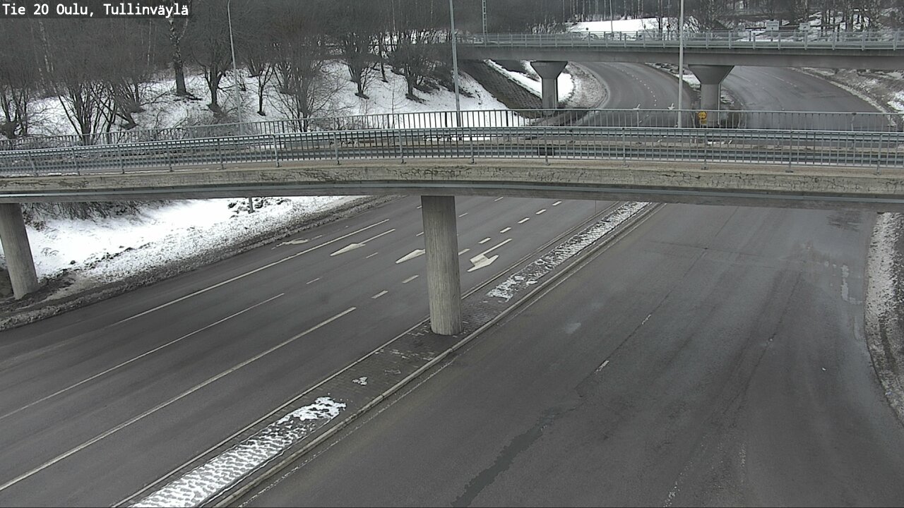Weather Camera Image Road 20 Oulu, Tullinväylä, Oulu, Pohjois-Pohjanmaa