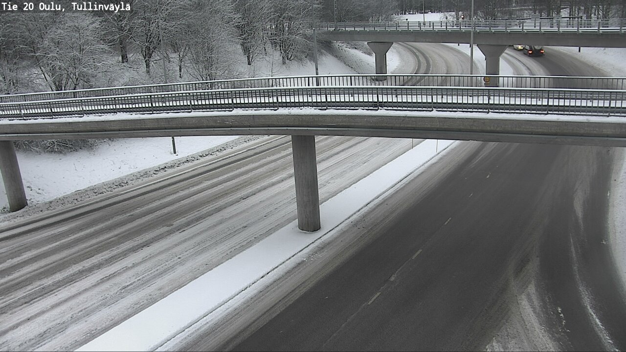 Weather Camera Image Väg 20 Uleåborg, Tullinväylä, Oulu, Pohjois-Pohjanmaa