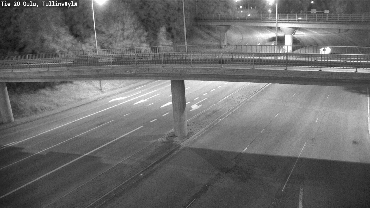 Weather Camera Image Road 20 Oulu, Tullinväylä, Oulu, Pohjois-Pohjanmaa