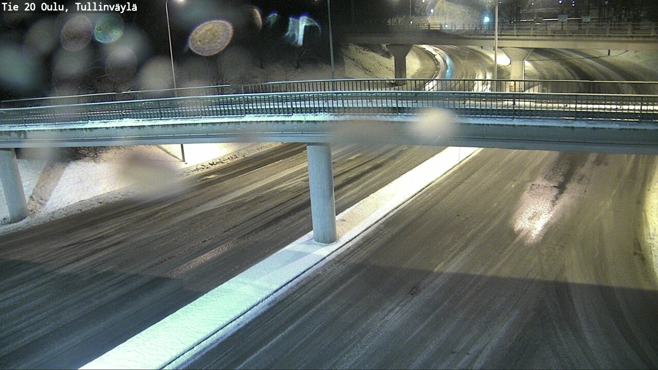 Weather Camera Image Väg 20 Uleåborg, Tullinväylä, Oulu, Pohjois-Pohjanmaa