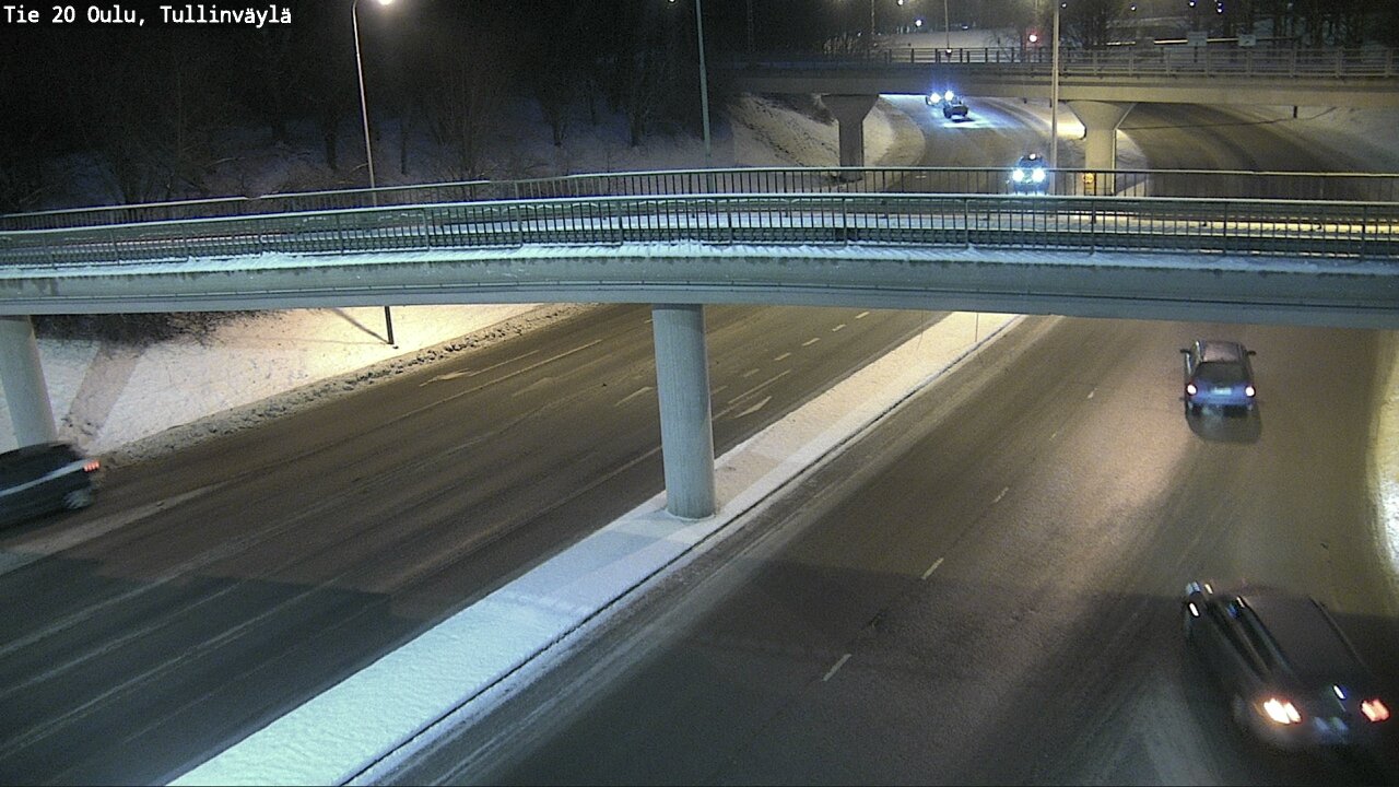 Weather Camera Image Road 20 Oulu, Tullinväylä, Oulu, Pohjois-Pohjanmaa