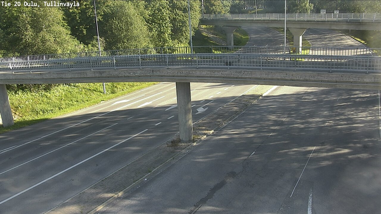 Weather Camera Image Road 20 Oulu, Tullinväylä, Oulu, Pohjois-Pohjanmaa