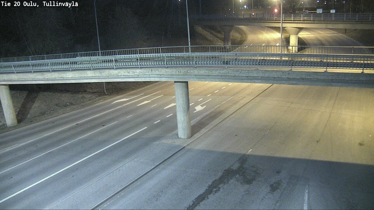 Weather Camera Image Väg 20 Uleåborg, Tullinväylä, Oulu, Pohjois-Pohjanmaa