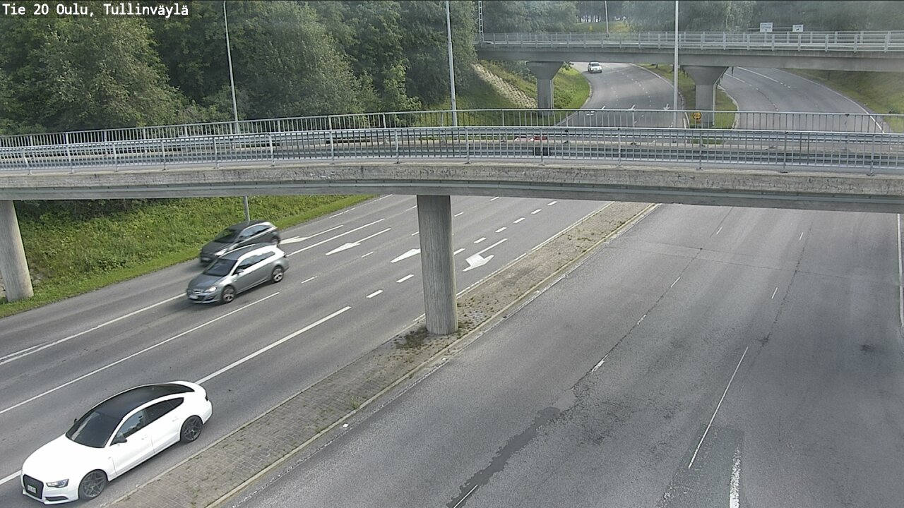 Weather Camera Image Road 20 Oulu, Tullinväylä, Oulu, Pohjois-Pohjanmaa