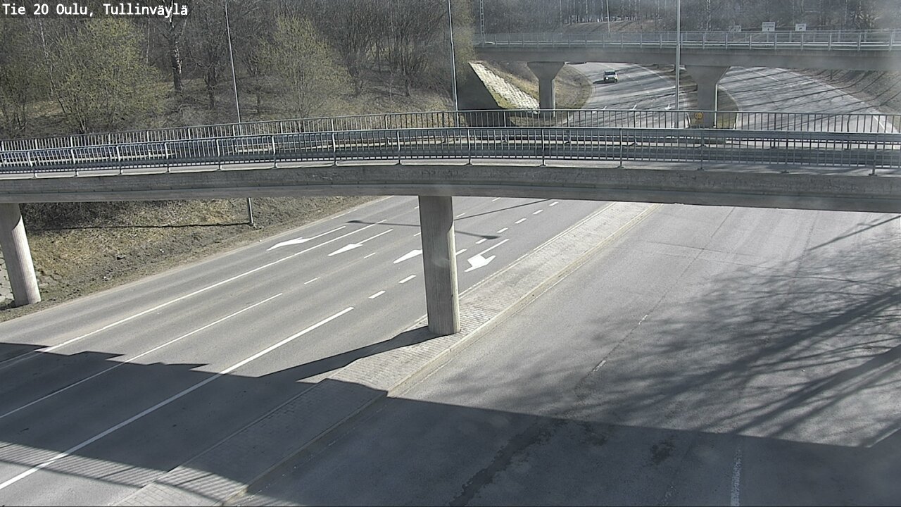 Weather Camera Image Road 20 Oulu, Tullinväylä, Oulu, Pohjois-Pohjanmaa