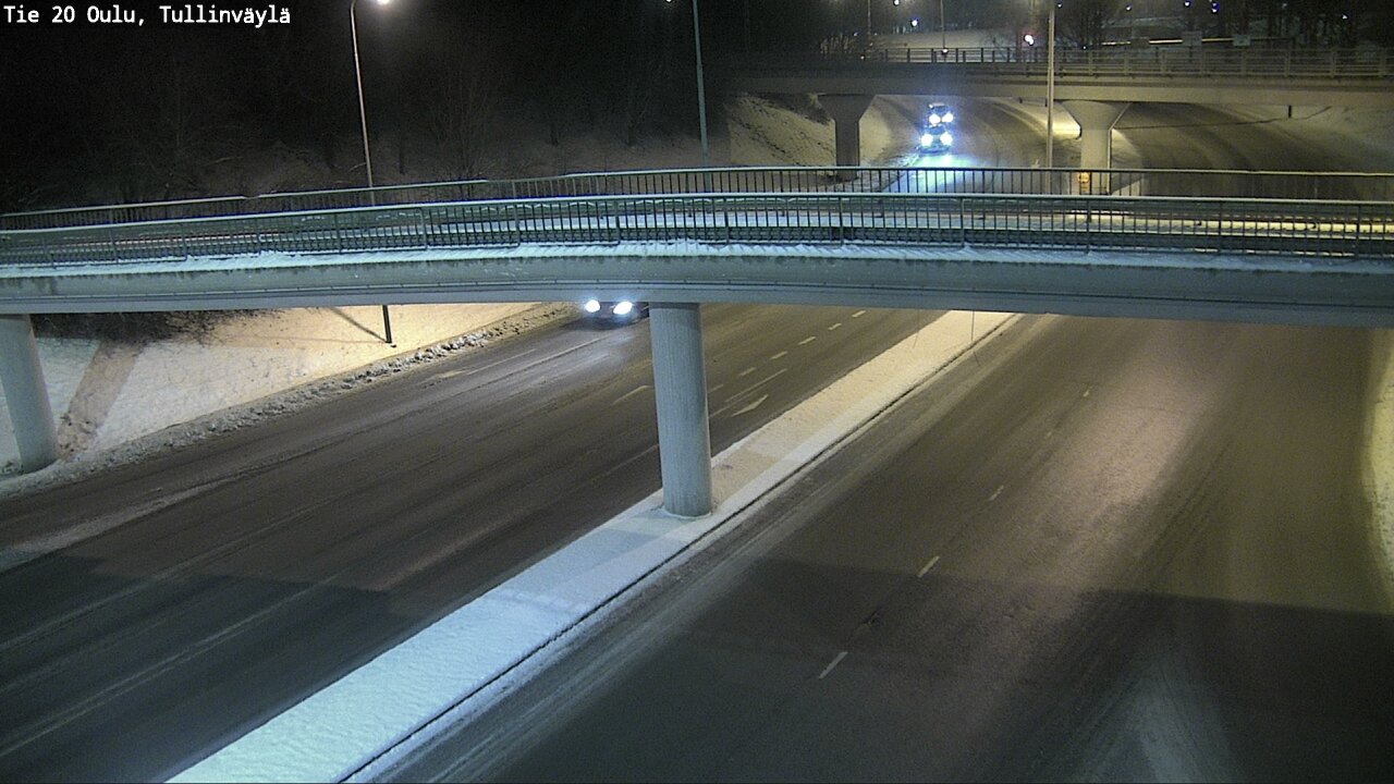 Weather Camera Image Road 20 Oulu, Tullinväylä, Oulu, Pohjois-Pohjanmaa