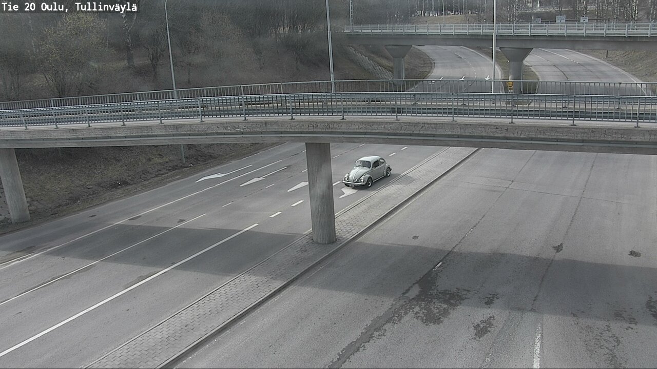 Weather Camera Image Road 20 Oulu, Tullinväylä, Oulu, Pohjois-Pohjanmaa