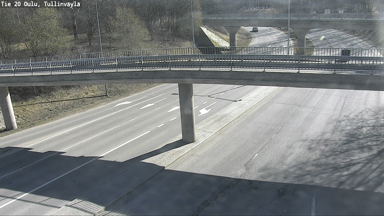 Weather Camera Image Road 20 Oulu, Tullinväylä, Oulu, Pohjois-Pohjanmaa