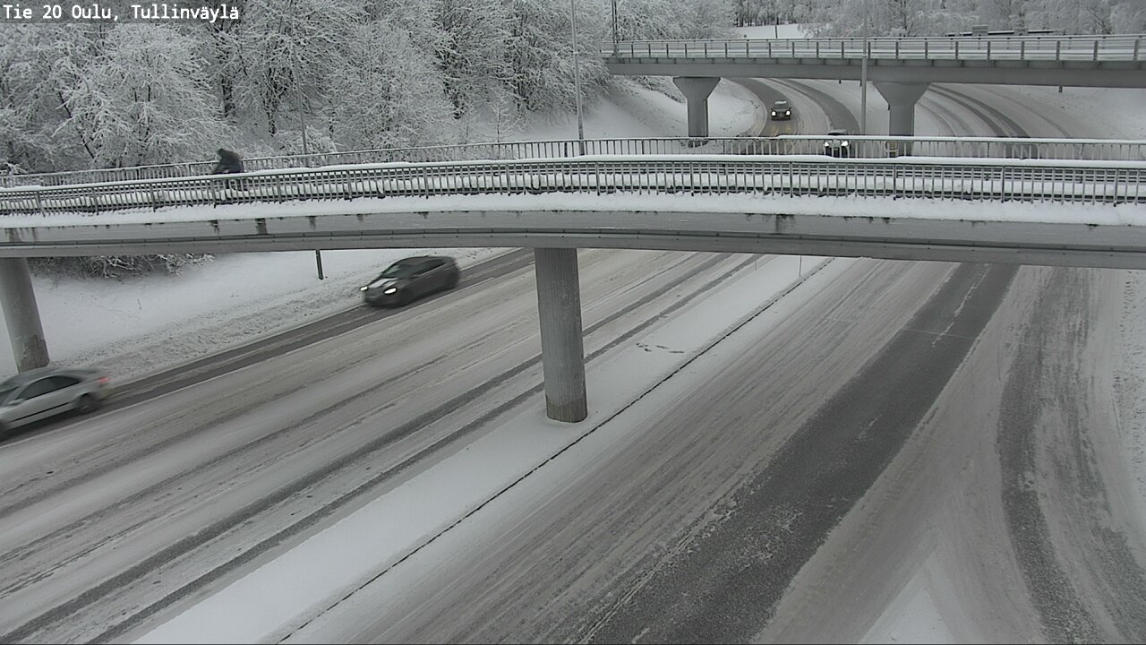 Weather Camera Image Väg 20 Uleåborg, Tullinväylä, Oulu, Pohjois-Pohjanmaa