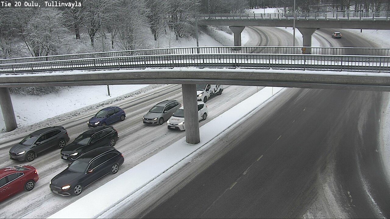 Weather Camera Image Väg 20 Uleåborg, Tullinväylä, Oulu, Pohjois-Pohjanmaa