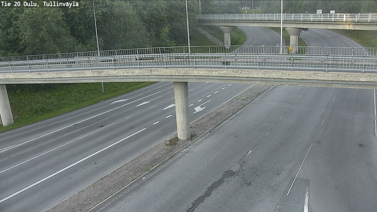 Weather Camera Image Road 20 Oulu, Tullinväylä, Oulu, Pohjois-Pohjanmaa