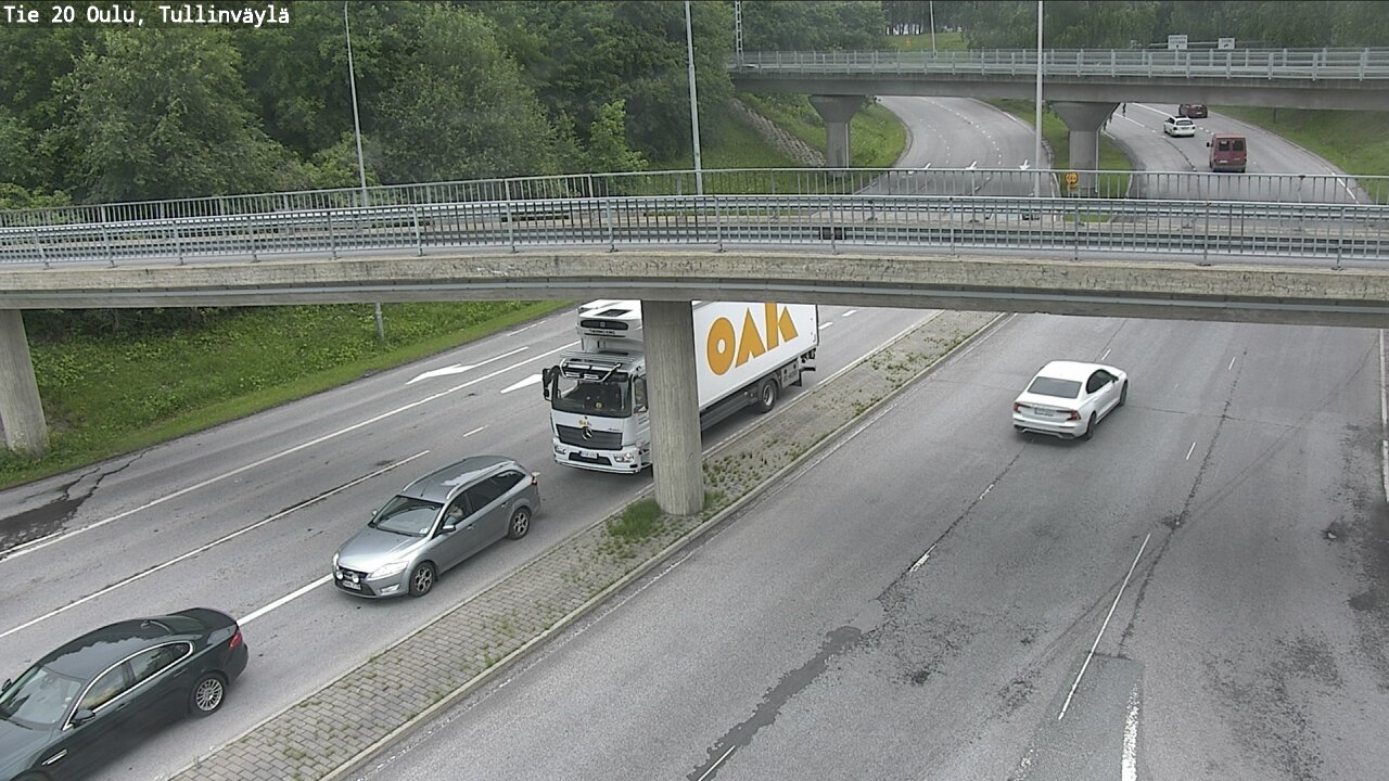 Weather Camera Image Road 20 Oulu, Tullinväylä, Oulu, Pohjois-Pohjanmaa