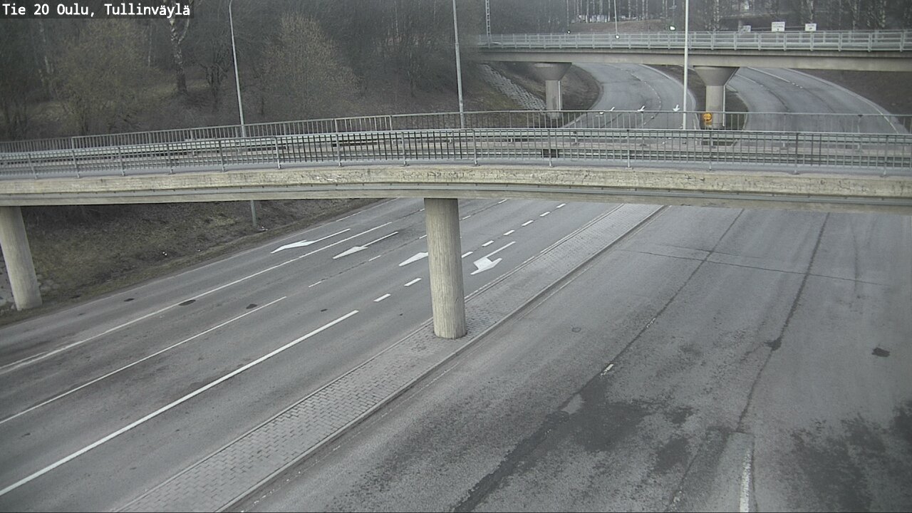 Weather Camera Image Road 20 Oulu, Tullinväylä, Oulu, Pohjois-Pohjanmaa