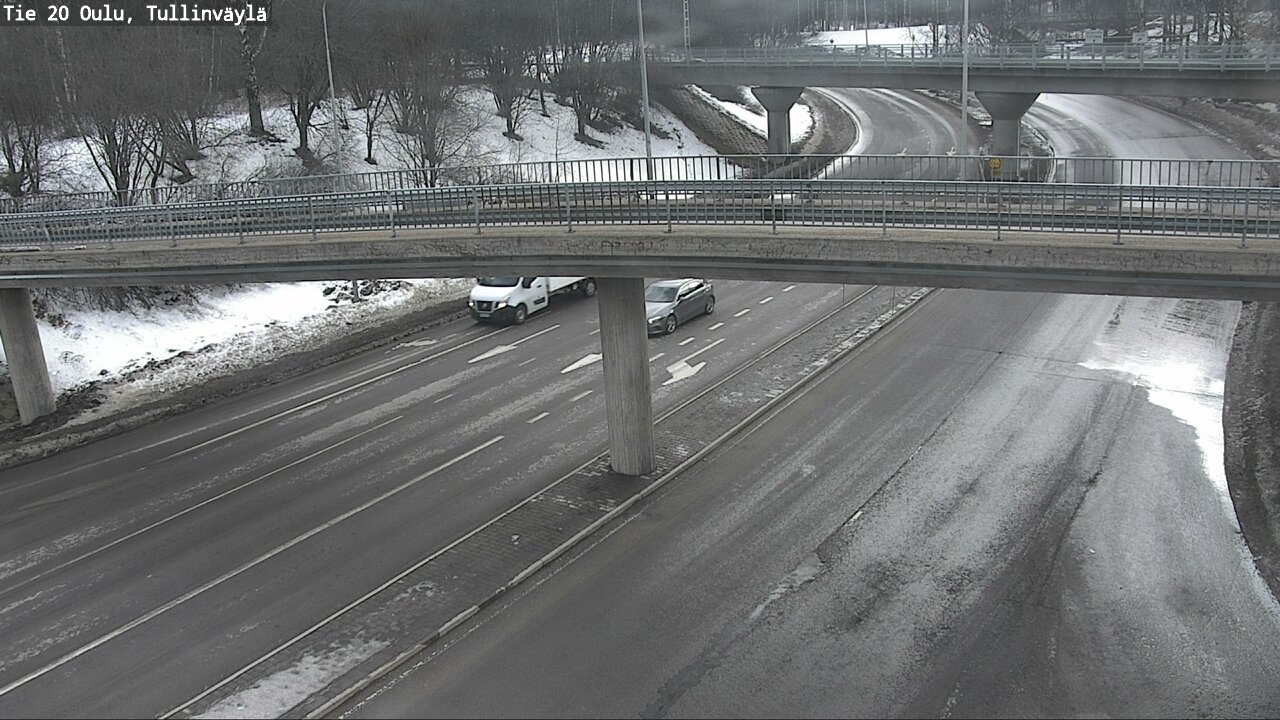 Weather Camera Image Väg 20 Uleåborg, Tullinväylä, Oulu, Pohjois-Pohjanmaa