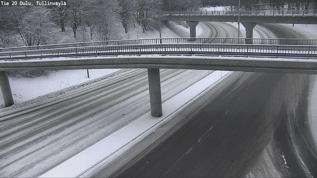 Weather Camera Image Väg 20 Uleåborg, Tullinväylä, Oulu, Pohjois-Pohjanmaa