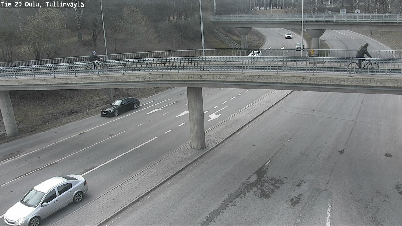Weather Camera Image Road 20 Oulu, Tullinväylä, Oulu, Pohjois-Pohjanmaa
