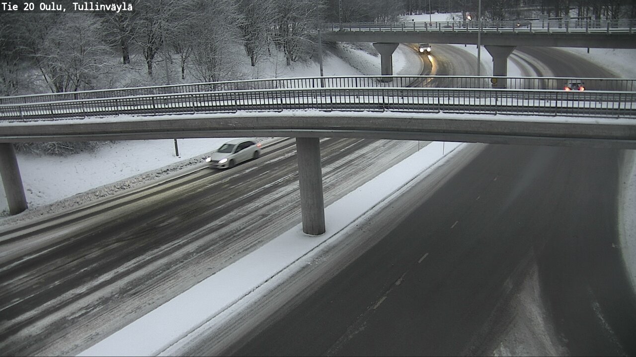 Weather Camera Image Väg 20 Uleåborg, Tullinväylä, Oulu, Pohjois-Pohjanmaa