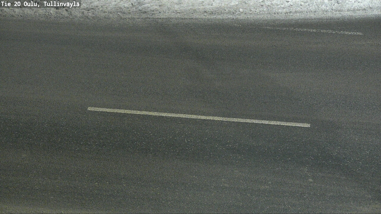 Weather Camera Image Road 20 Oulu, Tullinväylä, Oulu, Pohjois-Pohjanmaa