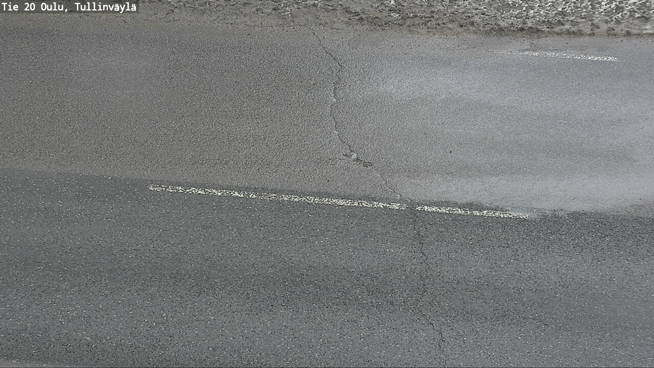 Weather Camera Image Road 20 Oulu, Tullinväylä, Oulu, Pohjois-Pohjanmaa
