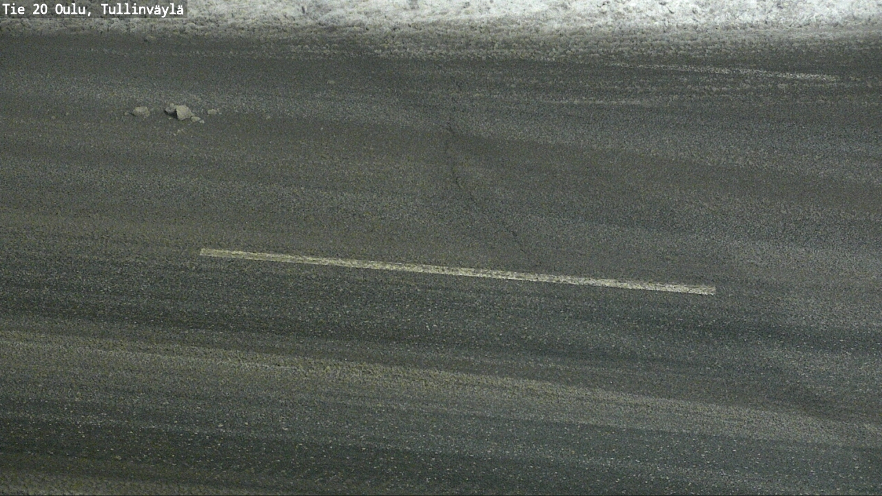 Weather Camera Image Road 20 Oulu, Tullinväylä, Oulu, Pohjois-Pohjanmaa