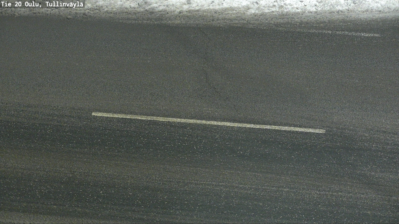 Weather Camera Image Road 20 Oulu, Tullinväylä, Oulu, Pohjois-Pohjanmaa